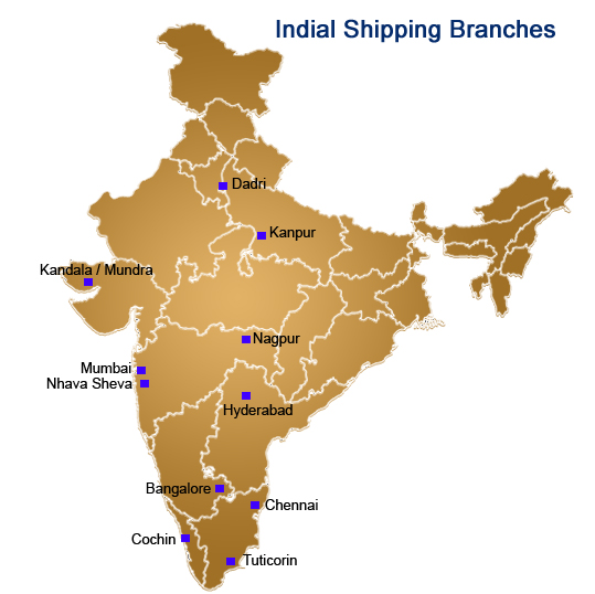 India Branches Map
